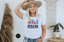 Load image into Gallery viewer, Dyslexia Awareness Month DTF Transfer