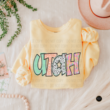 Load image into Gallery viewer, Bright Doodle State DTF Transfer