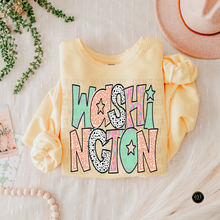 Load image into Gallery viewer, Bright Doodle State DTF Transfer