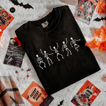 Load image into Gallery viewer, Dancing Skellies Glow Puff Screen Print Transfer
