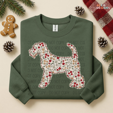 Load image into Gallery viewer, Plaid Floral Dog DTF Transfer