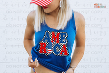 Load image into Gallery viewer, America Checkered DTF Transfer