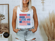 Load image into Gallery viewer, Jesus & America DTF Transfer
