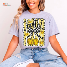 Load image into Gallery viewer, Ballin Cherries Softball DTF Transfer