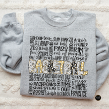 Load image into Gallery viewer, Basketball Doodle DTF Transfer