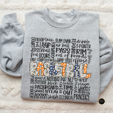 Load image into Gallery viewer, Basketball Doodle DTF Transfer