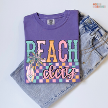 Load image into Gallery viewer, Beach Day Checkered DTF Transfer