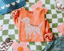 Load image into Gallery viewer, Floral Dog Mom DTF Transfer