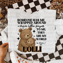 Load image into Gallery viewer, Bear Title Personalized DTF Transfer