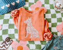 Load image into Gallery viewer, Floral Dog Mom DTF Transfer