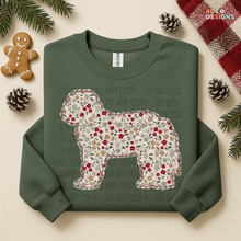 Load image into Gallery viewer, Plaid Floral Dog DTF Transfer