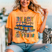 Load image into Gallery viewer, Best Things Mess Up Your Hair Pontoon DTF Transfer