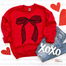 Load image into Gallery viewer, Lace Bow DTF Transfer