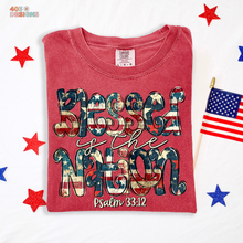 Load image into Gallery viewer, Blessed Is The Nation DTF Transfer