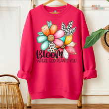 Load image into Gallery viewer, Bloom Where God Plants You DTF Transfer