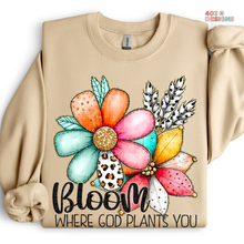 Load image into Gallery viewer, Bloom Where God Plants You DTF Transfer