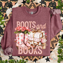 Load image into Gallery viewer, Boots And Books DTF Transfer