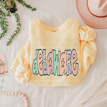 Load image into Gallery viewer, Bright Doodle State DTF Transfer