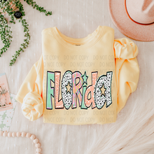 Load image into Gallery viewer, Bright Doodle State DTF Transfer