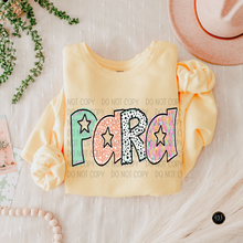 Load image into Gallery viewer, Bright Doodle Occupation DTF Transfer