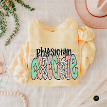 Load image into Gallery viewer, Bright Doodle Occupation DTF Transfer