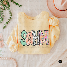 Load image into Gallery viewer, Bright Doodle Occupation DTF Transfer