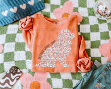 Load image into Gallery viewer, Floral Dog Mom DTF Transfer