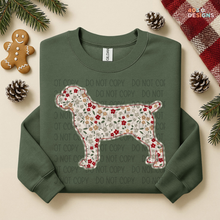 Load image into Gallery viewer, Plaid Floral Dog DTF Transfer