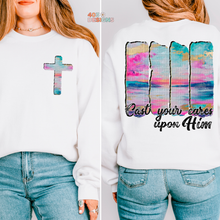 Load image into Gallery viewer, Cast Your Cares Upon Him DTF Transfer