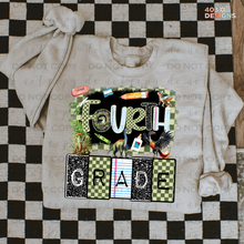 Load image into Gallery viewer, Checkered Dino Grades DTF Transfer