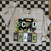 Load image into Gallery viewer, Checkered Dino Grades DTF Transfer