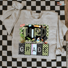 Load image into Gallery viewer, Checkered Dino Grades DTF Transfer