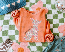 Load image into Gallery viewer, Floral Dog Mom DTF Transfer