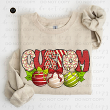 Load image into Gallery viewer, Christmas Bells Personalized DTF Transfer
