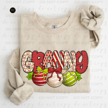 Load image into Gallery viewer, Christmas Bells Personalized DTF Transfer