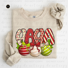 Load image into Gallery viewer, Christmas Bells Personalized DTF Transfer