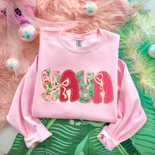 Load image into Gallery viewer, Christmas Bow Lace Personalized DTF Transfer