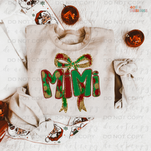 Load image into Gallery viewer, Christmas Plaid Personalized DTF Transfer