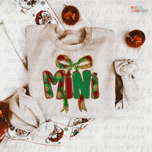 Load image into Gallery viewer, Christmas Plaid Personalized DTF Transfer