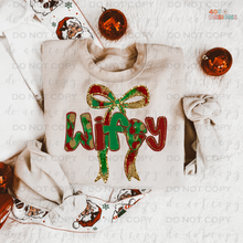 Load image into Gallery viewer, Christmas Plaid Personalized DTF Transfer