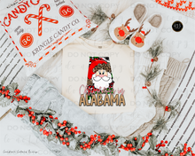 Load image into Gallery viewer, Christmas States Gold DTF Transfer