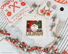 Load image into Gallery viewer, Christmas States Gold DTF Transfer