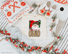 Load image into Gallery viewer, Christmas States Gold DTF Transfer