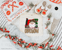 Load image into Gallery viewer, Christmas States Gold DTF Transfer