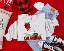 Load image into Gallery viewer, Christmas States Leopard DTF Transfer