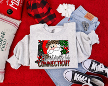 Load image into Gallery viewer, Christmas States Leopard DTF Transfer