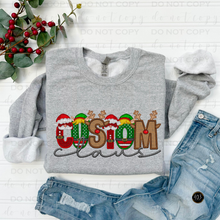 Load image into Gallery viewer, Claus Title DTF Transfer