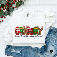 Load image into Gallery viewer, Claus Title DTF Transfer