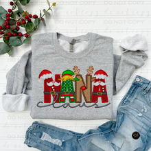 Load image into Gallery viewer, Claus Title DTF Transfer