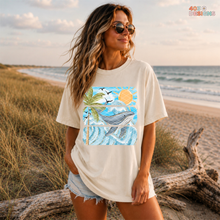 Load image into Gallery viewer, Coastal Whale DTF Transfer